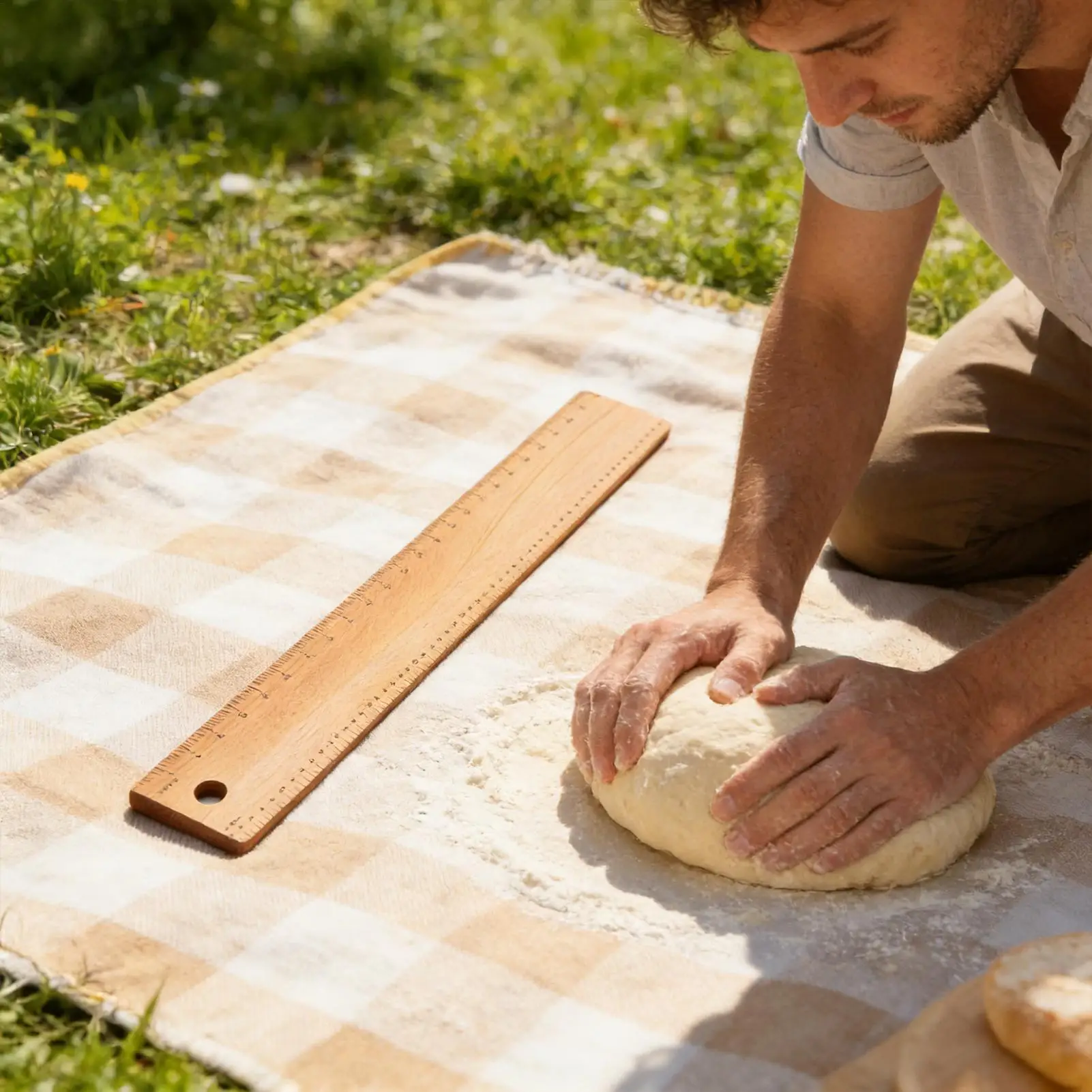Wooden Bread Transfer Board 23 Inch Long Bread Loaves Transfer Peel for French Loaves Dough Home Kitchen Baking Supplies