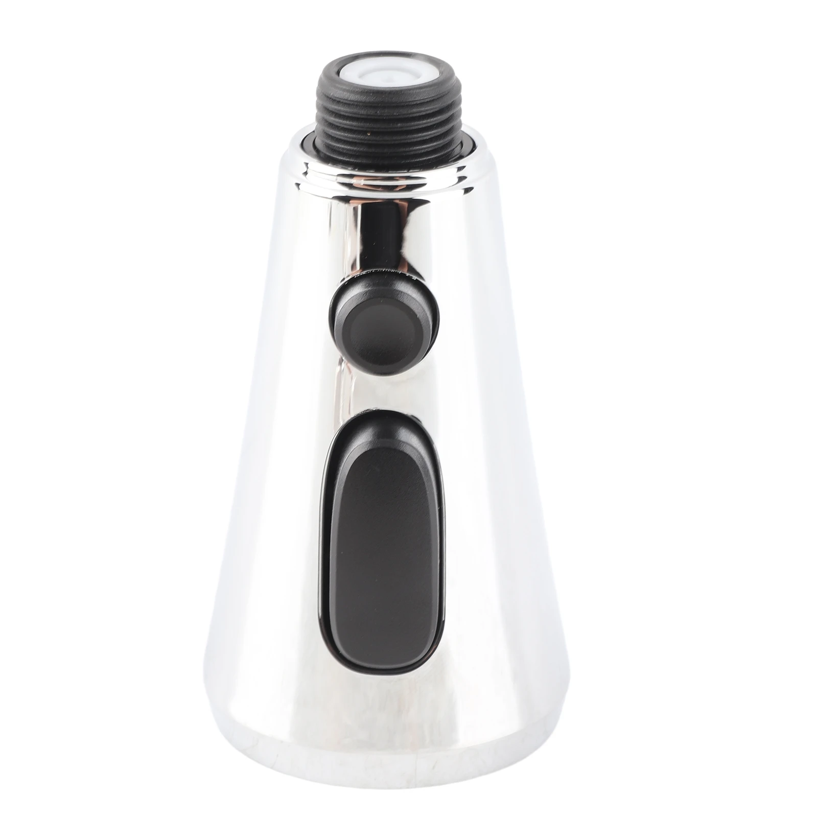 G1/2 Kitchen Faucet Spray Head 3 Mode Stainless Steel ABS Water Tap Nozzle Silver Plated Rustproof Replacement