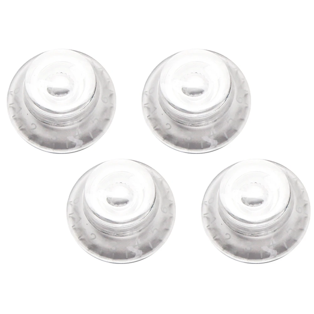 

4 PCS/Set Durable Guitar Knobs Volume Tone Control Cap Pointy Replacement Parts
