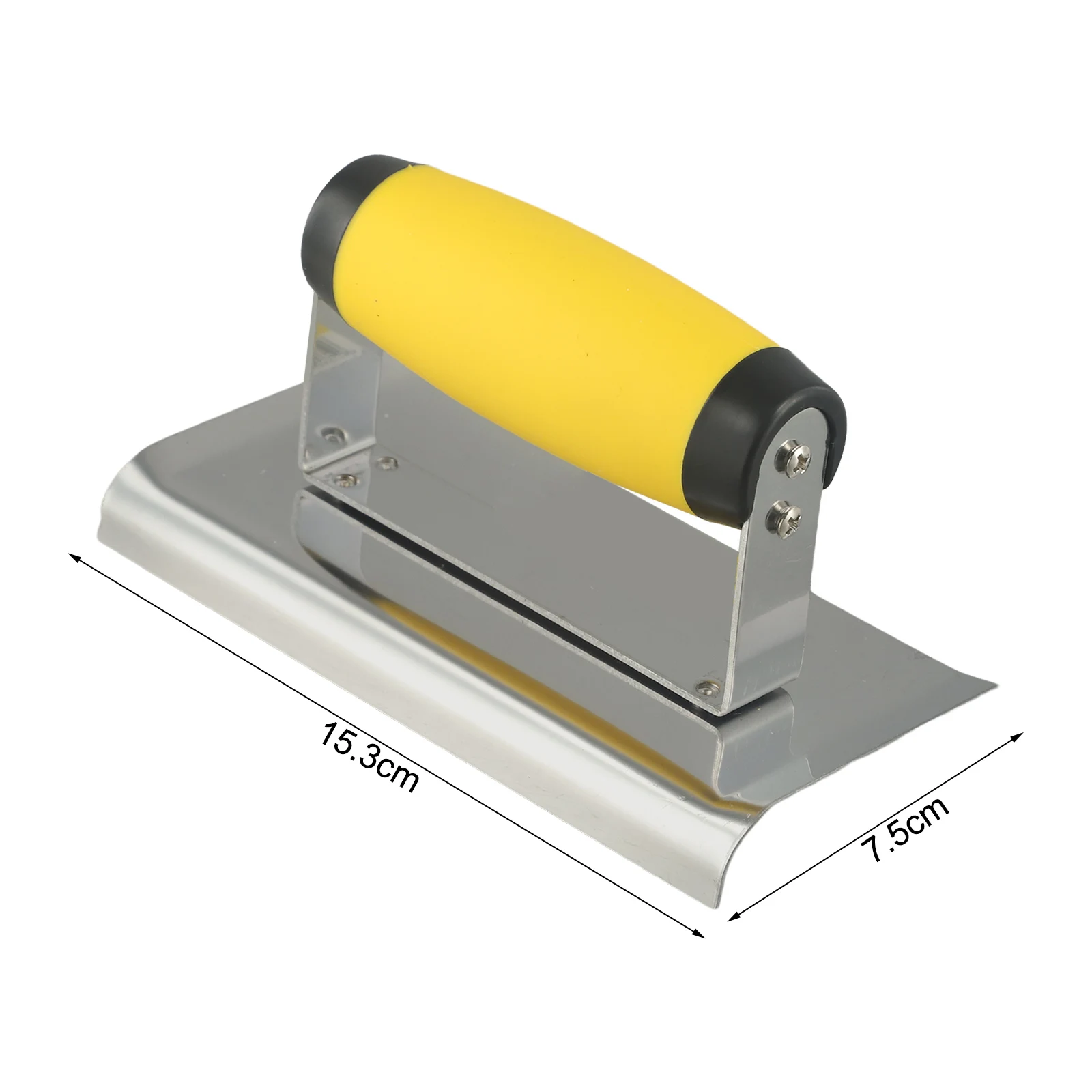 

For Concrete Finishing Approx. 15.3*7.5cm Concrete Trowel Groover Tool Curved Ends Design Efficient Finishing Ergonomic Handle