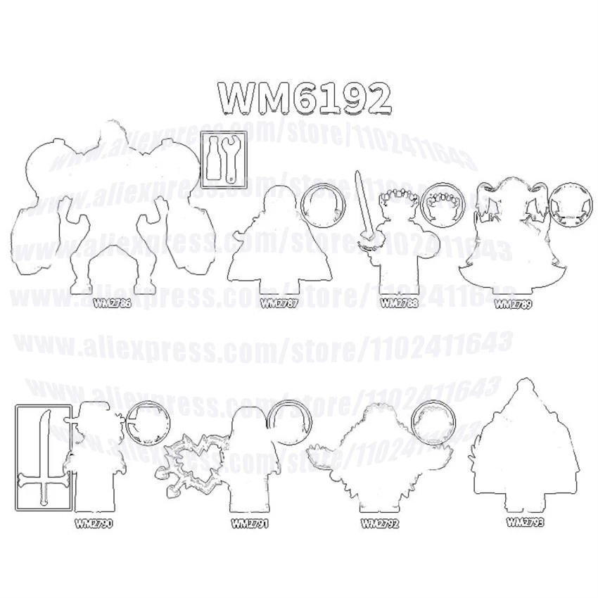 

Мультфильм ТВ Аниме модели Фигурки WM6192 WM2786 WM2787 WM2788 WM2789 WM2790 WM2791 WM2792 WM2793 DIY игрушки