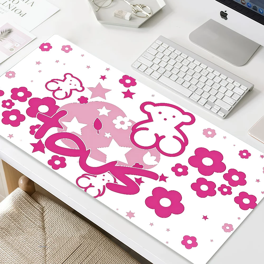 Mouse Fashion Pad MousePad Non-slip Lockedge Office Student Gaming Thickened Large Writing T-Tous Logo Pad Cushion