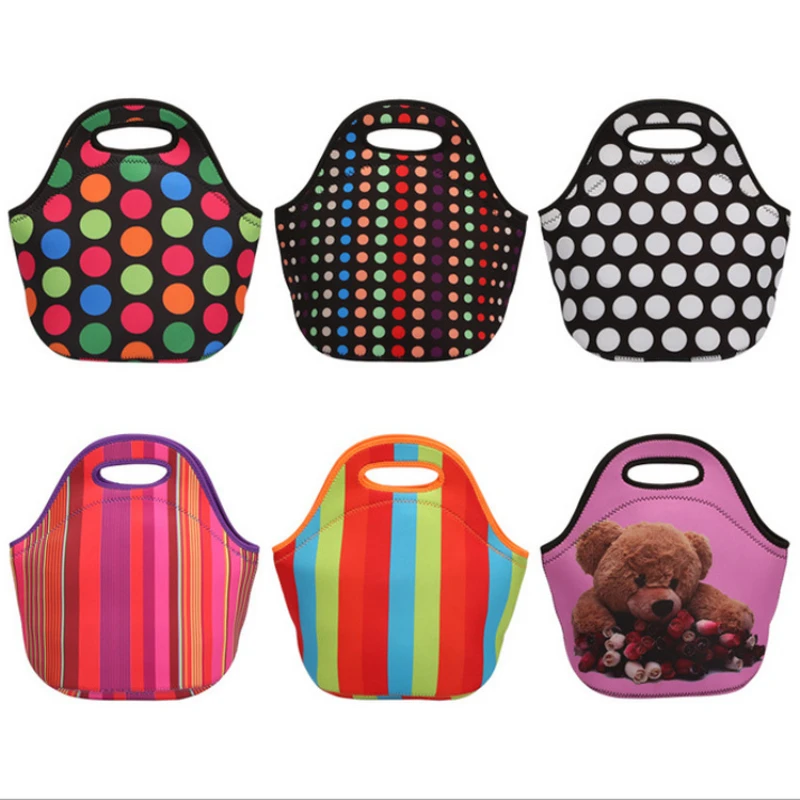 New Waterproof Lunch Bag for Women Kids Men Cooler Lunch Box Bag Tote Canvas Lunch Bag Insulation Package Portable