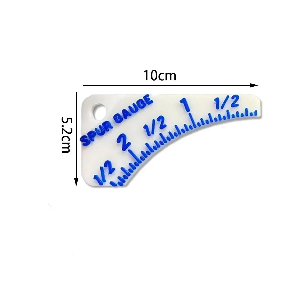 Multifunctional Wild Turkey Spur Gauge Portable Durable Turkey Spur Measure Ruler Compact Precision Measurement Tool