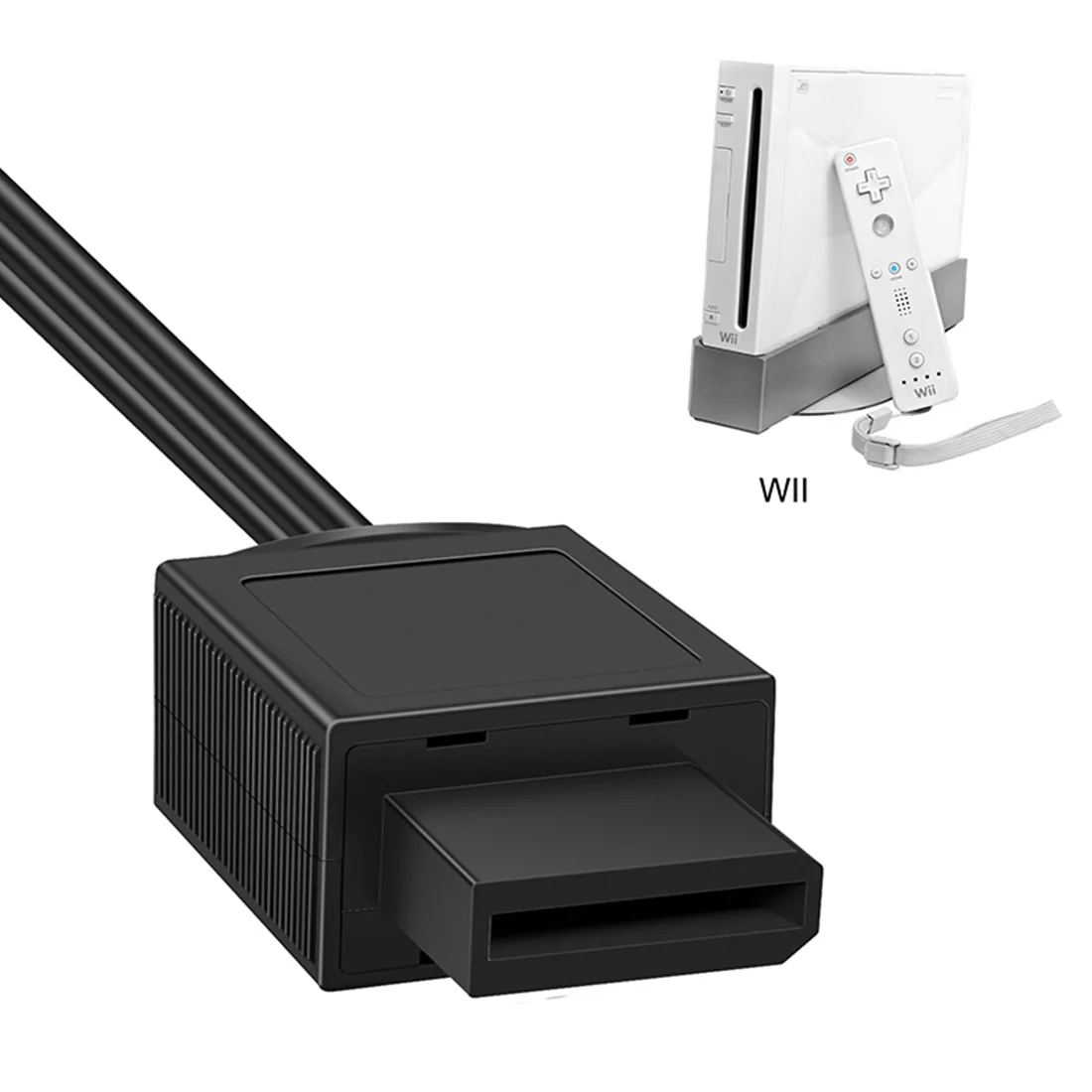 WIISTAR WII para cabo conversor compatível com HDMI, compatível com HDMI para adaptador de monitor HDTV, compatível com HDMI