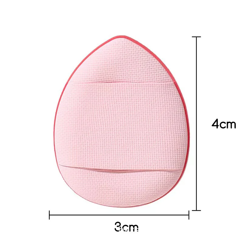 8個入りミニオーバルサムパウダーパフ - デュアルユースドライ＆ウェットクッションパフ、指先メイクアップアプリケーション、携帯用メイクアップパフ