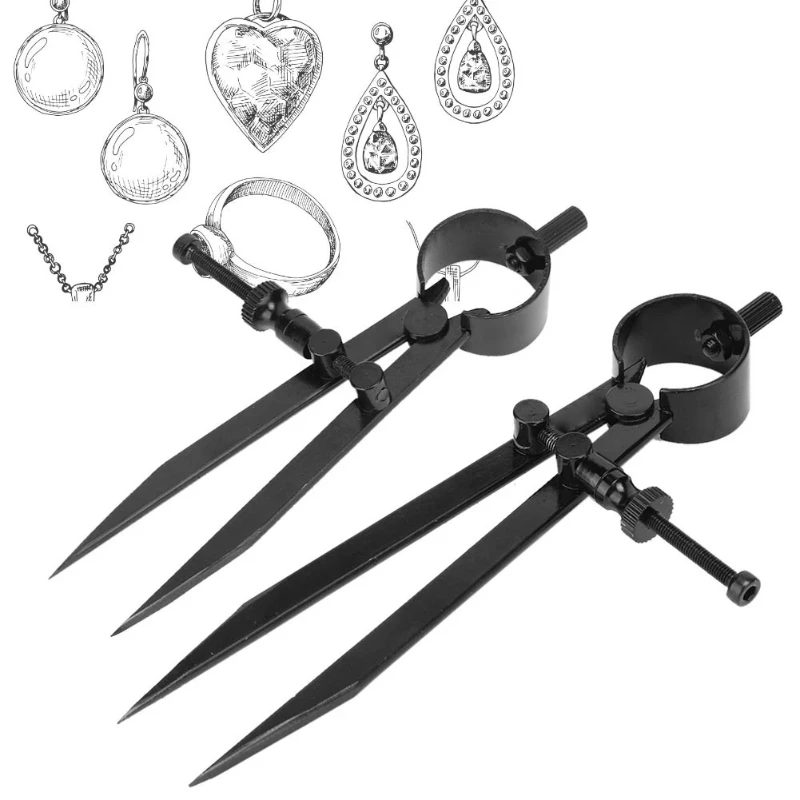 Fine Point Divider Jewelry Marking Tool Tapered Legs Engraving Tools Jewelry Repair Jewelers Tool