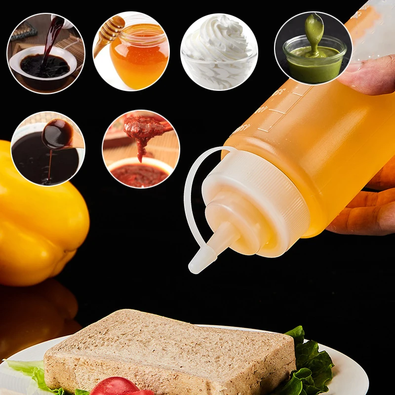 20PCS 120-1000ml Empty Plastic - Salad Dressing Bottle 评论和价格
