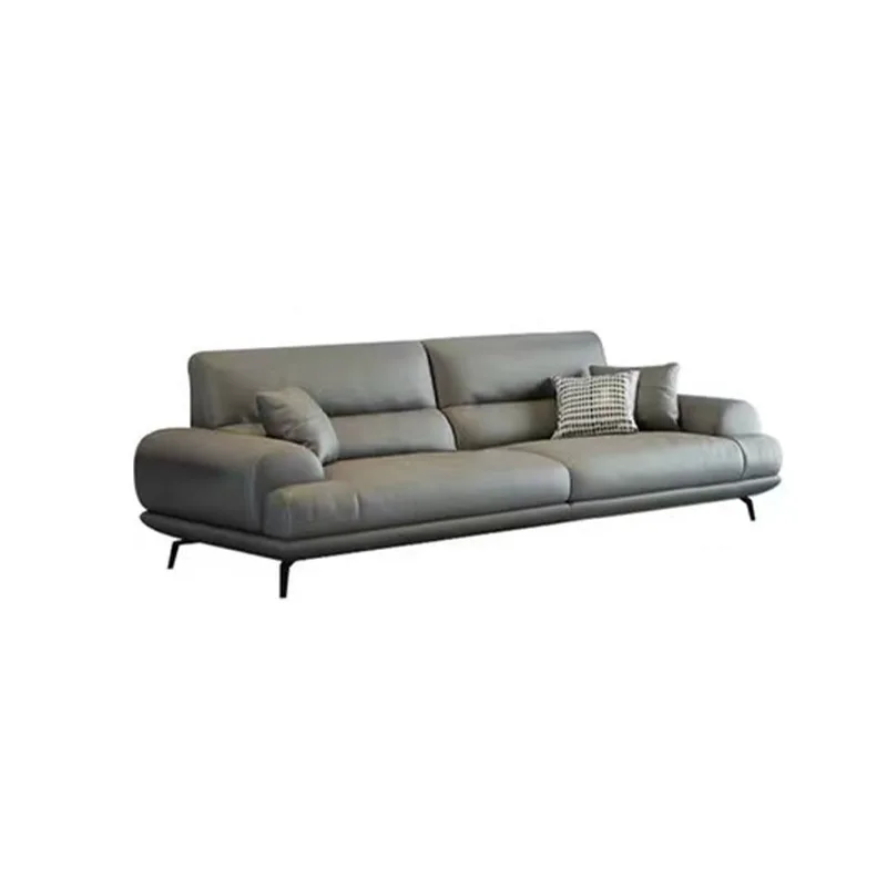 Office Sofa Chesterfield Tufted Upholstery 3 Seater Modern Leather Business Reception Area for Hotel