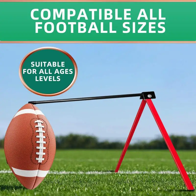 Football Field Goal Kicking Trainer Kicking Tee Soccer Shot Training Bracket Rugby Practice Stand Football Training Equipment