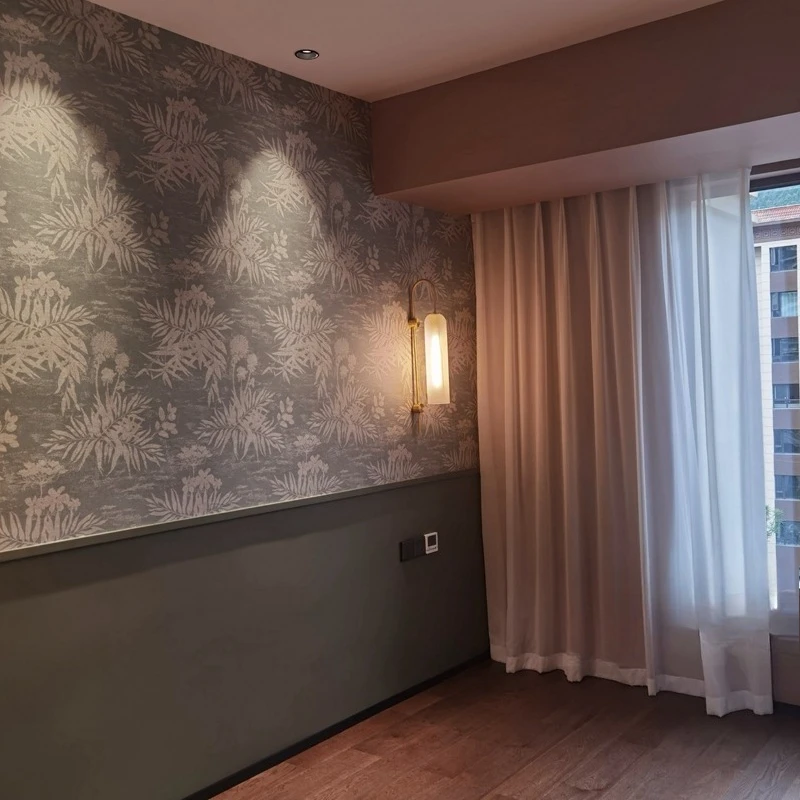 ورق جدران هولندا الأصلي المستوردة ورق جدران لينو 379032 دراسة النباتات حصير