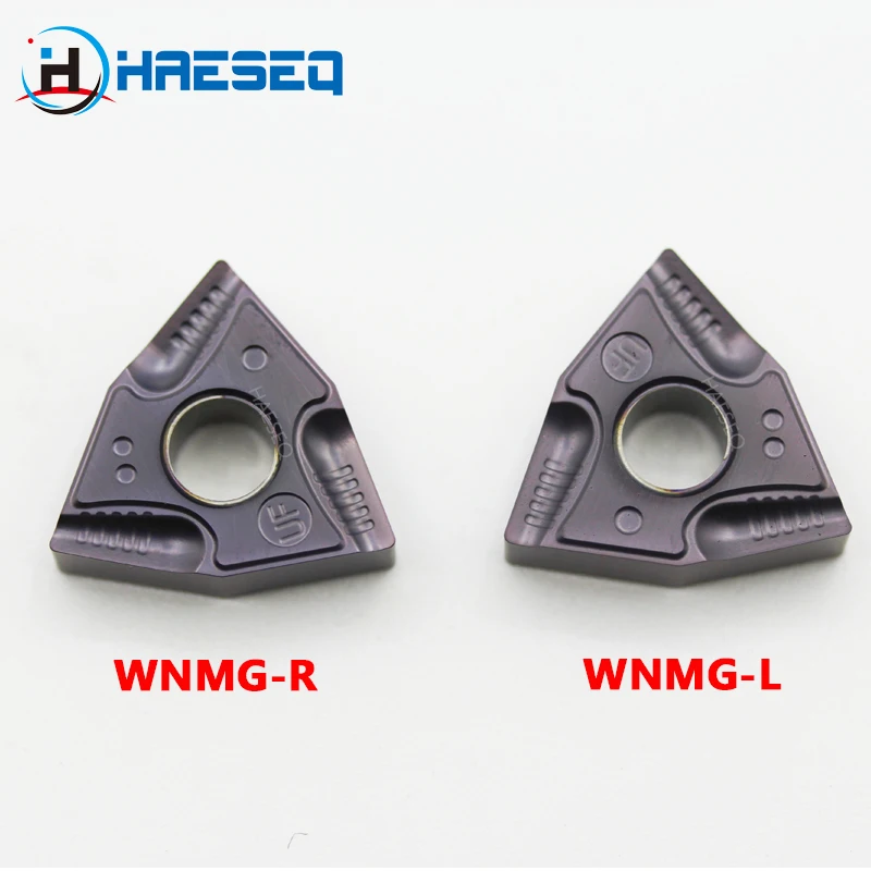 WNMG080404 WNMG080408 Carbide Blades  Common Steel External Turning Tool Inserts  WNMG 080404 080408 CNC Lathe Turning Tool