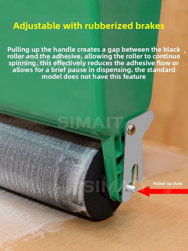 Manual Roller Glue Spreader | Mini Glue Applicator for Woodworking/Paper/Cardboard | DIY Wood Glue Machine