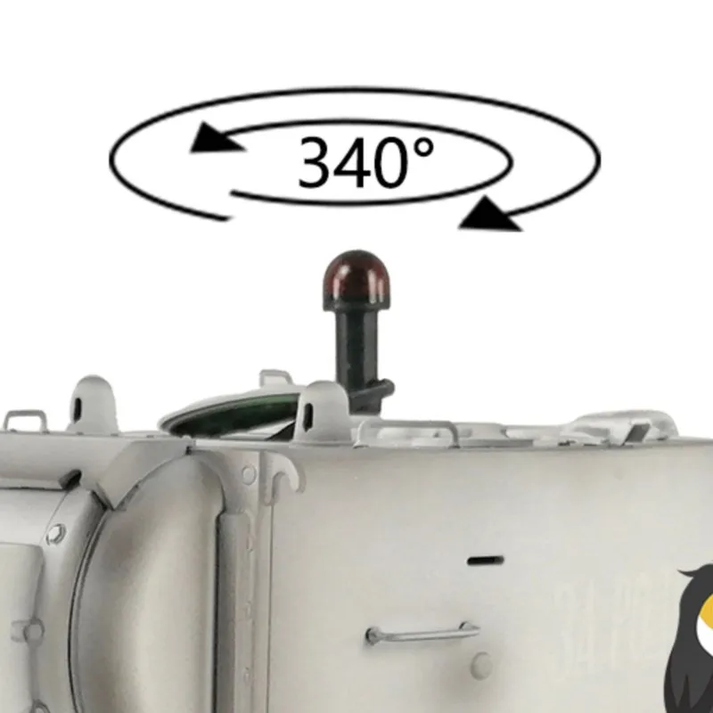 

1/16 HENG LONG 7.0 Plastic Ver Soviet KV-2 Gigant RC Tank RTR 3949 Barrel Recoil BB Shooting Smoking Machine Gun TH20011-SMT4