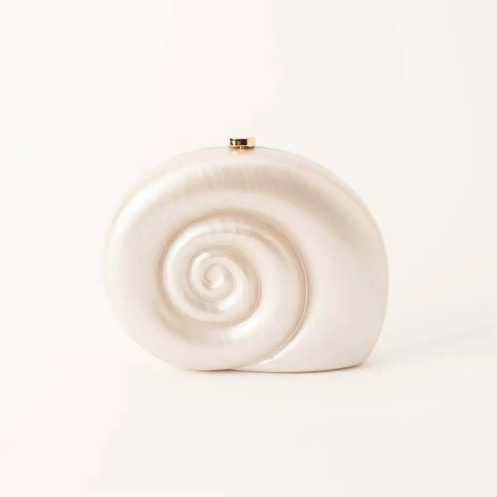 

Акриловая коробка в виде ракушки улитки, кошельки и сумки для женщин, коробка из плексигласа с геометрическим узором, клатч, банкетные вечерние сумки через плечо