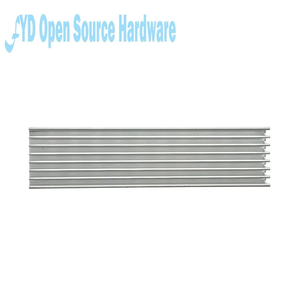 Heatsink Radiator Cooler Radiator 100X25X10MM High Quality Aluminum Heat Sink Fins Fast Thermal Conductivity Thermal Bar 