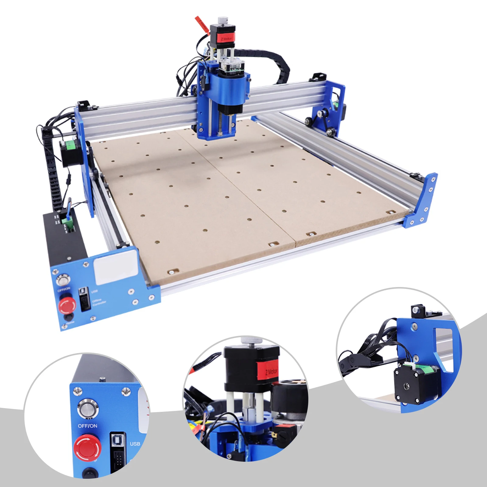 CNC Pro Fräsmaschine Kit, Gravier maschine, Router-Maschine, USB, 4040, 100W