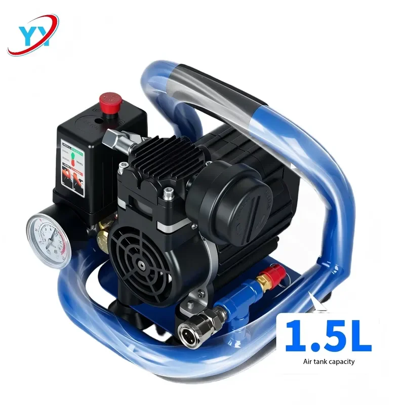 Cordless 21V Lithium Air Compressor 1.5L 220W 2800rpm Portable Air Pump for Workshop