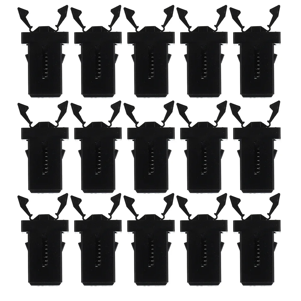 

24Pcs Push Button Latch Universal Trash Can Replacement Clips Easy Install Trash Can Lid Lock Press Buckles Trashcan Supplies