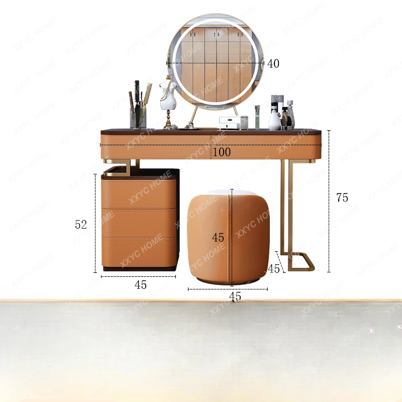 

Dressing Table Storage Cabinet Integrated Bedroom Master Bedroom Makeup Table Modern Minimalist Dresser