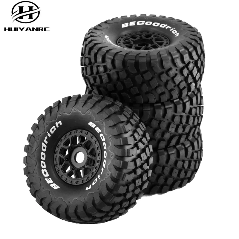 4 قطعة 1/8 1/7 RC إطارات وعجلات الشاحنات ذات الدورة القصيرة لجميع التضاريس لـ HSP TRAXXAS UDR DF7 FS Atom ARRMA Mojave YK4072 DF7 #2