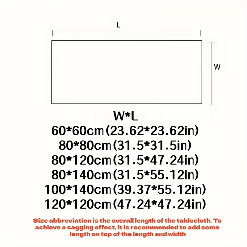 1pc Red and White Plaid Tablecloth Linen Cotton Square Coffee Table Cloth Rectangular Picnic Tablecloth Tableware for Home
