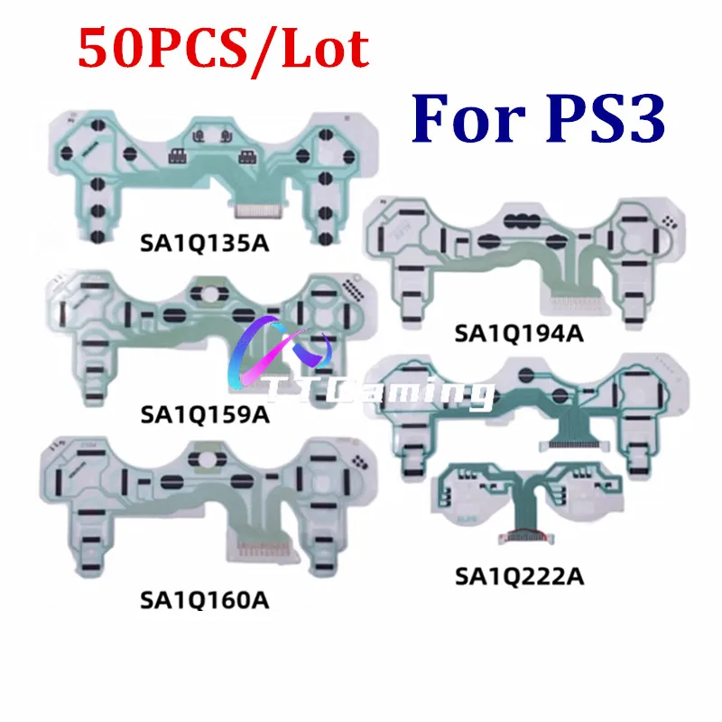 50PCS/Lot For PS3 Game Controller Conductive Film Keypad Button Ribbon Flex Cable SA1Q160A SA1Q194A SA1Q135A SA1Q222A SA1Q159A