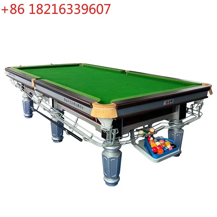TAO Eight standard tables in the pool table, automatic return, golden leg and silver leg club, dedicated to the pool hall