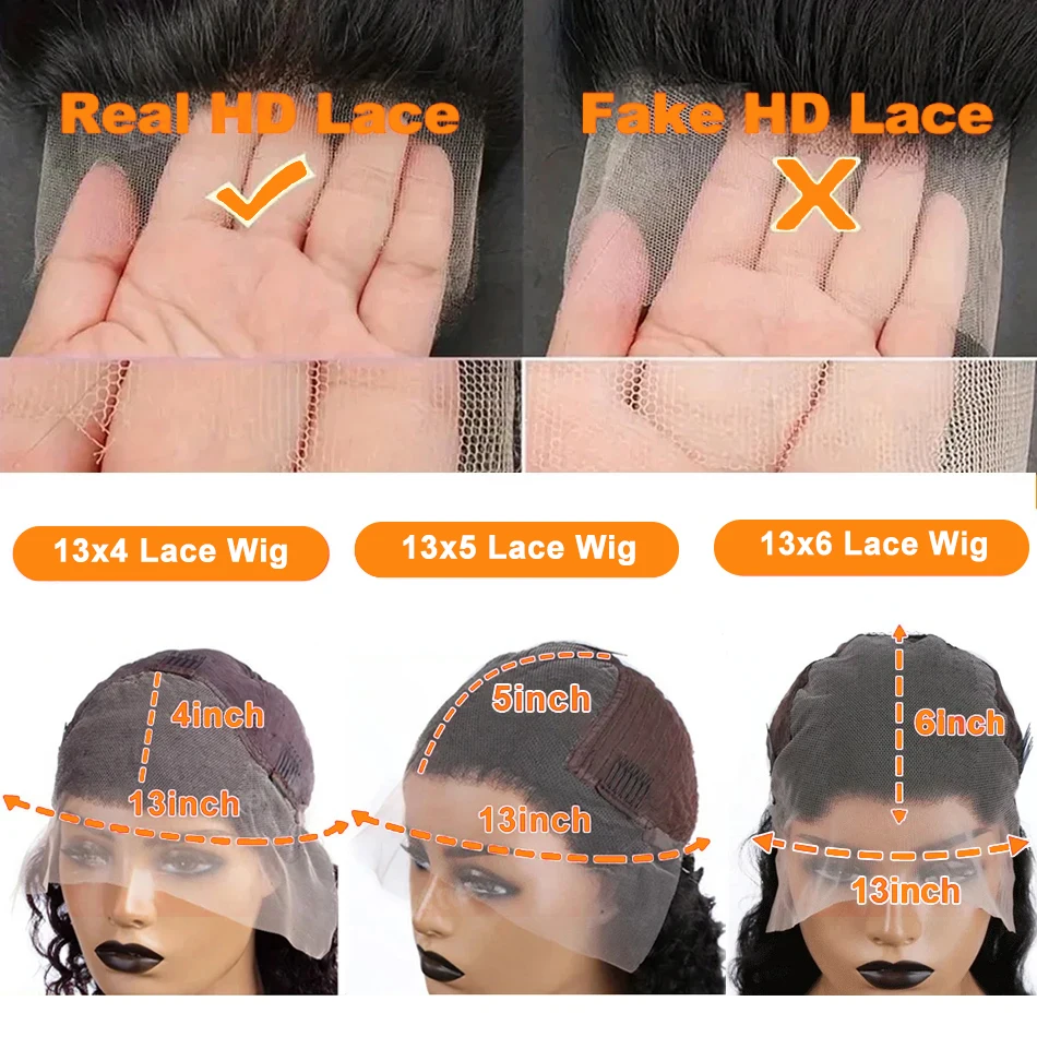 100% شعر الإنسان فضفاض موجة عميقة 13x6 الدانتيل الجبهة الباروكات 30 40 بوصة مجعد الجسم المياه HD 13x4 الدانتيل الباروكة الأمامية البرازيلي الأسود ريمي