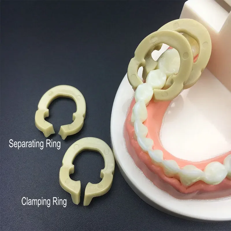 4Pcs/box Dental Resin Clamping Separating Ring Autoclavable Dental Clips Dentistry Materials