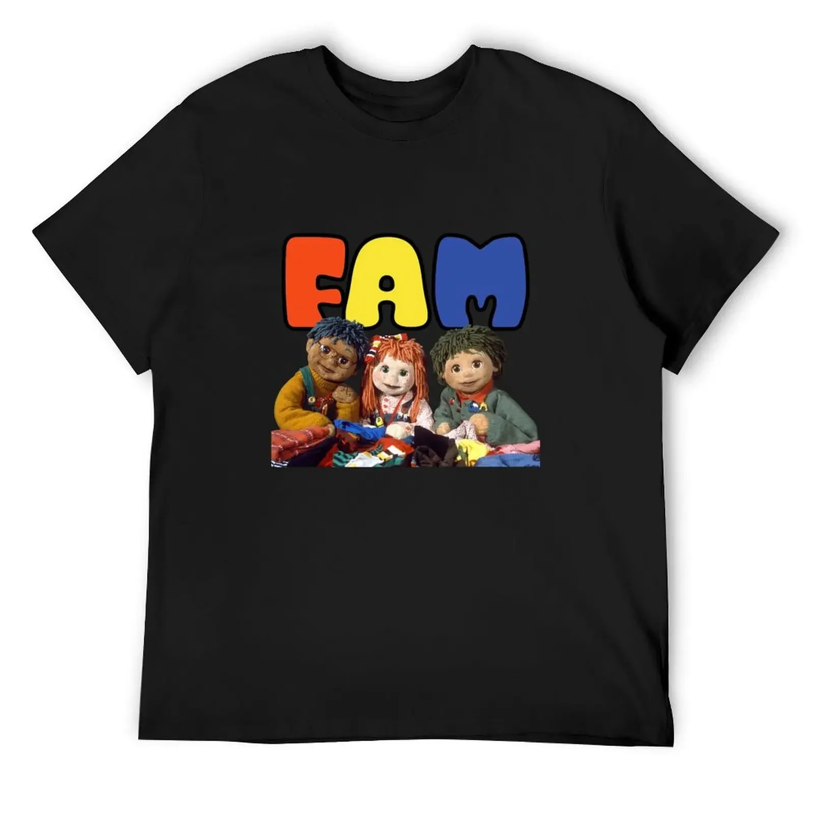 Tots TV fam T-Shirt vintage anime shirt anime boys whites anime clothes Men's t-shirt