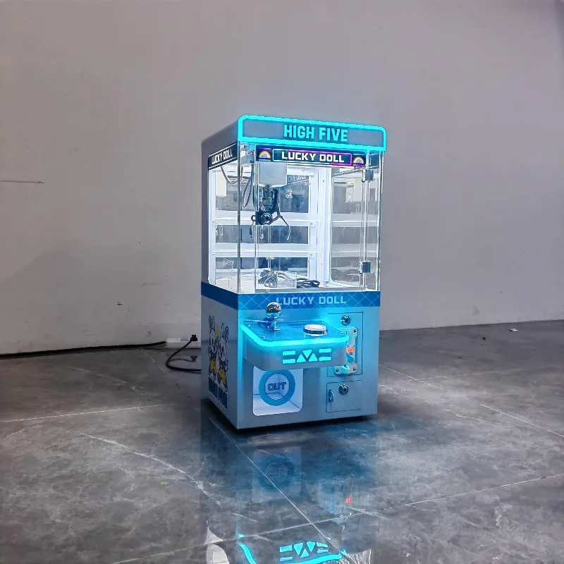 Customize the Appearance Factory Wholesale Plush Mini Toys Claw Machine Coin Operated Claw Crane Machine with Coin Acceptor