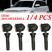 1/4PCS TPMS Tire Pressure Sensor for 2017-2020 GREAT WALL WEY VV5 VV6 VV7 P8 HAVAL F5 F7 F7X H7L H2S H4 H6 3641100XKR02A