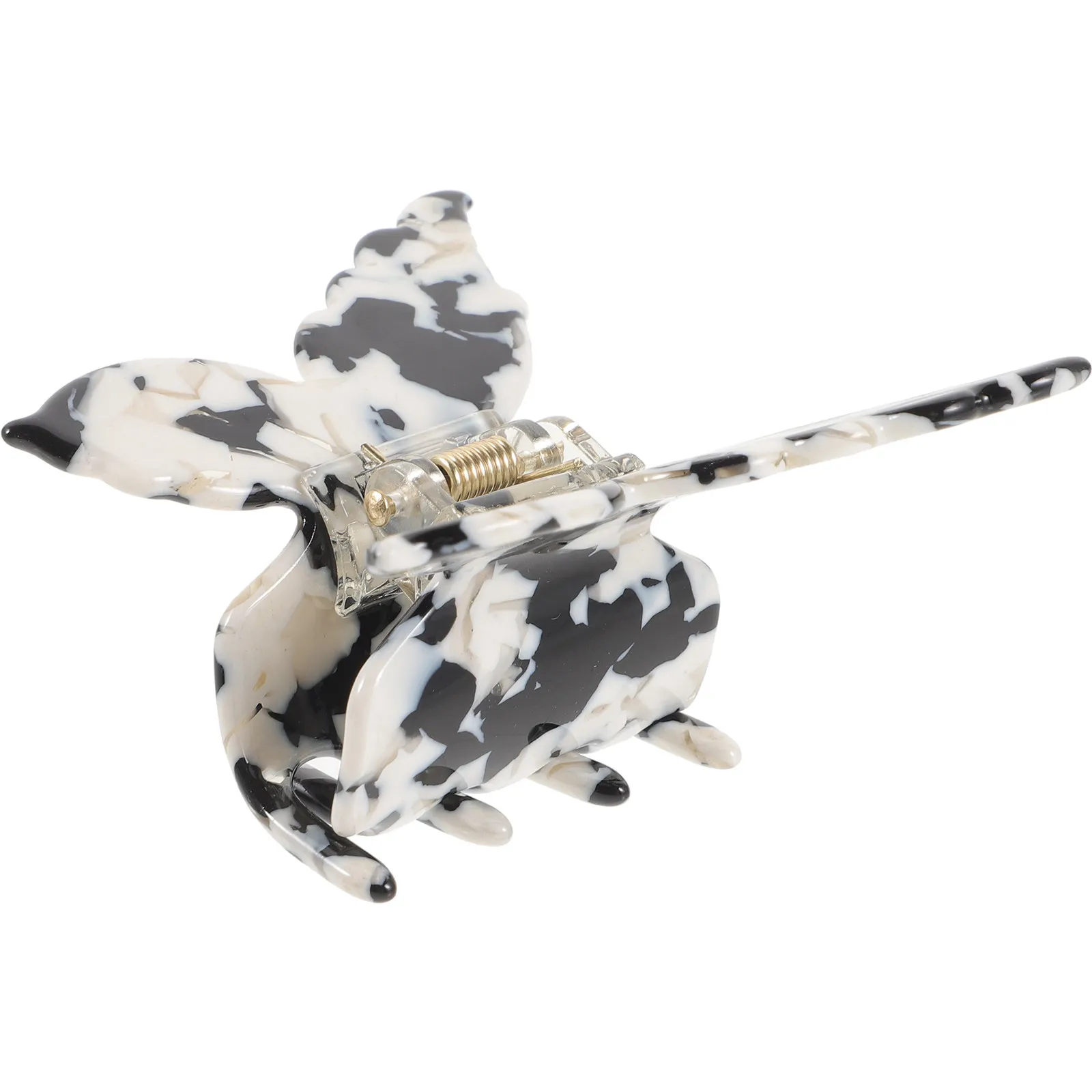 Butterfly Hair Claw Clip Exquisite Design Gentle Colors Fade-Resistant Sturdy for Thick Hair Comfortable No-Pressure Grip