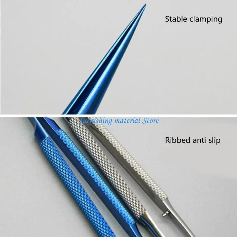 

Y5GD Stainless Steel Tweezer for Craft Electronics Soldering Work Jewelry Making