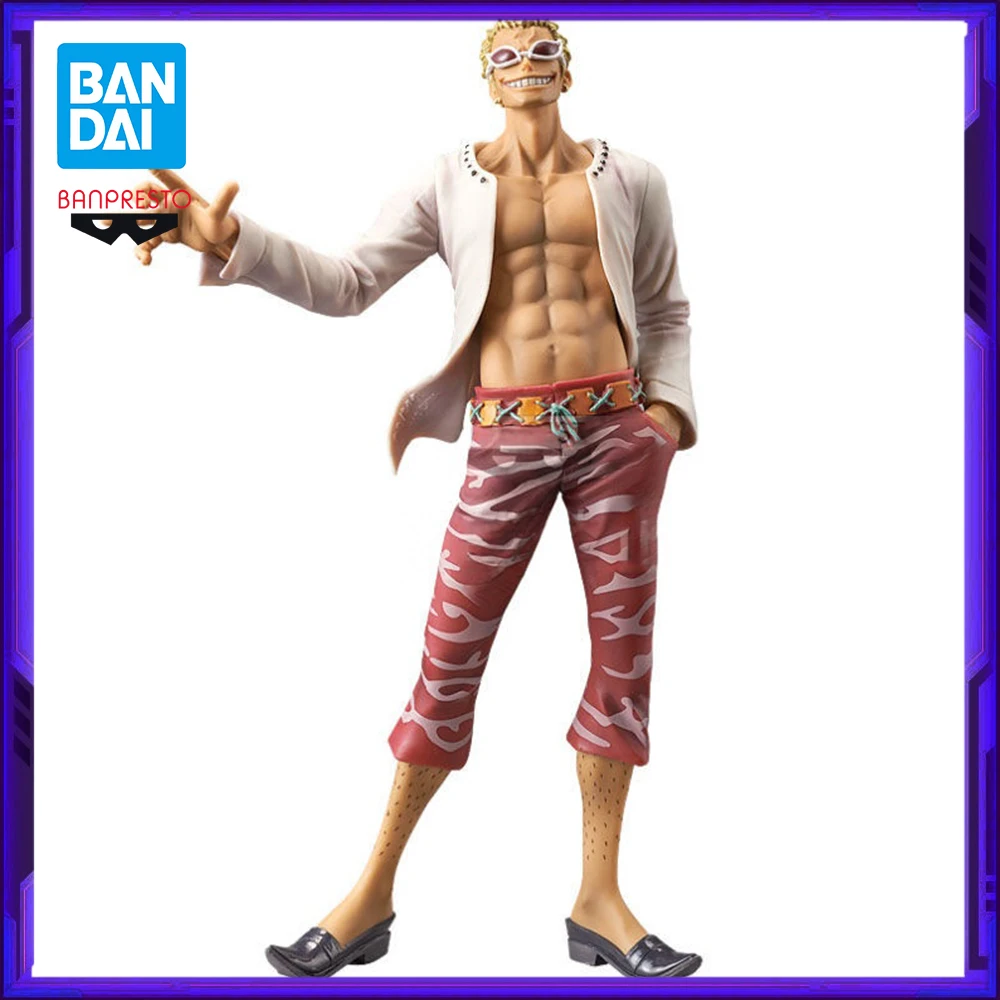 

В наличии Bandai Original Banpresto ONE PIECE DXF Donquixote Doflamingo аниме фигурка модель фигурки игрушки