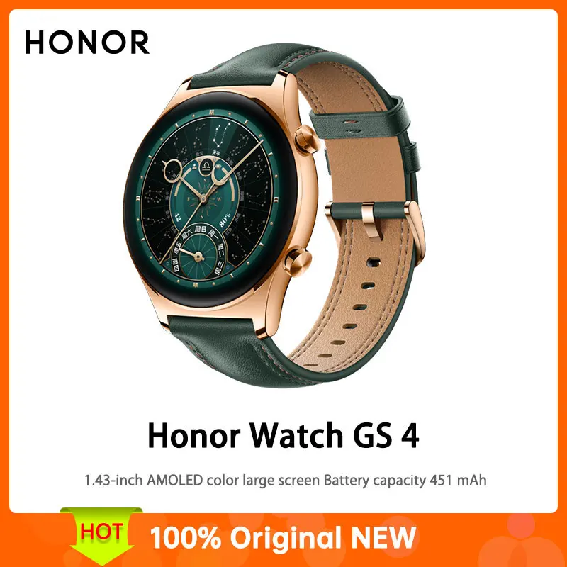 

Honor Watch GS 4 Chinese version 1.43-inch AMOLED color large screen Battery capacity 451 mAh
