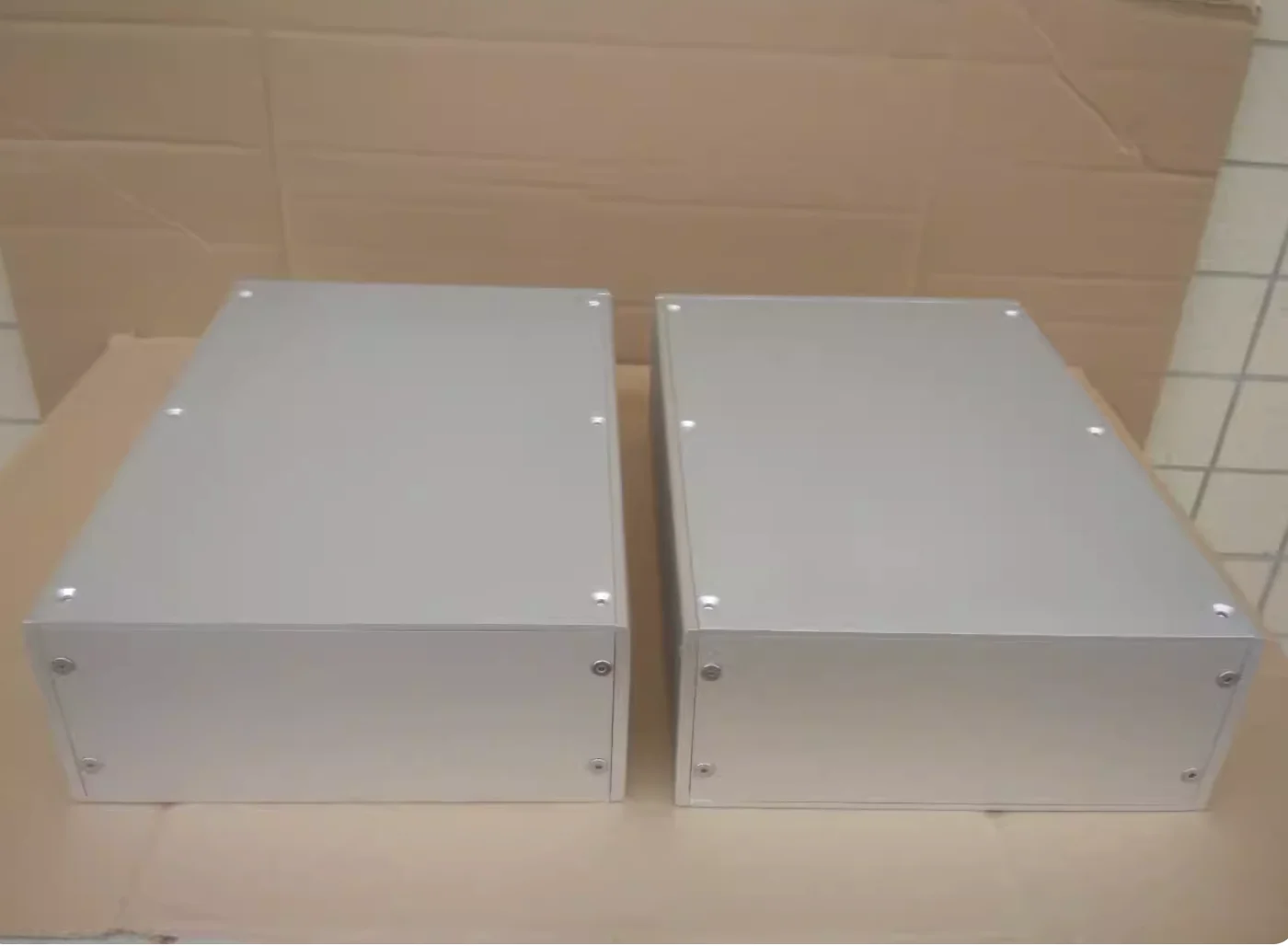 All aluminum amplifier chassis / Preamplifier case / AMP Enclosure DIY box (216 *90*308mm)