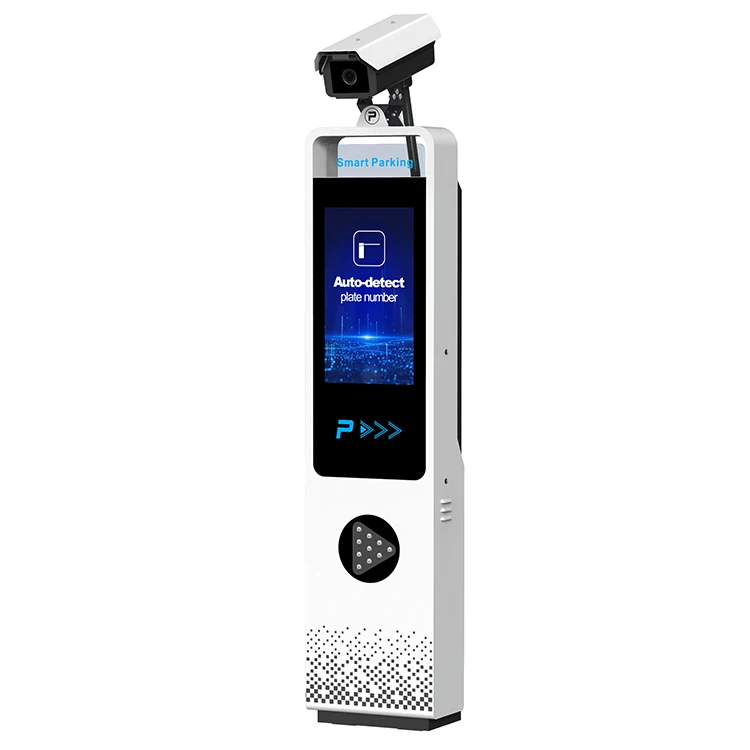 

High-Def License Plate Recognition Machine Car Lpr Parking System With 18.5-Inch Outdoor High-Brightness Lcd Screen