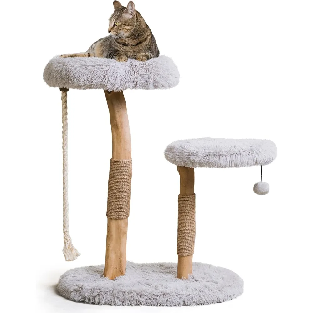 

MAU Modern Cat Tower - Wooden Cat Scratching Tree & Condo - Luxury Collection - Cat Lovers Gift