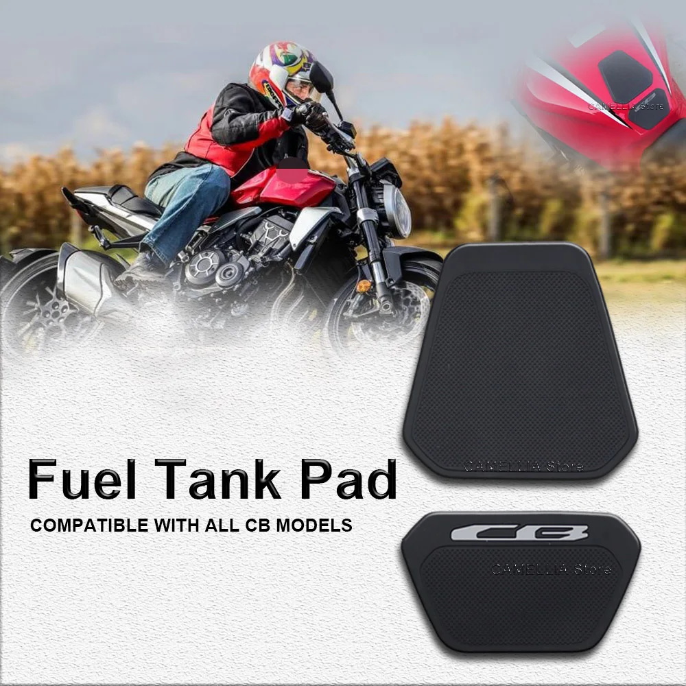 Motocicleta combustível tanque decalque de proteção, impermeável e antiderrapante moto adesivo, Honda CB Universal CB650R CB650 CB1000 CB125