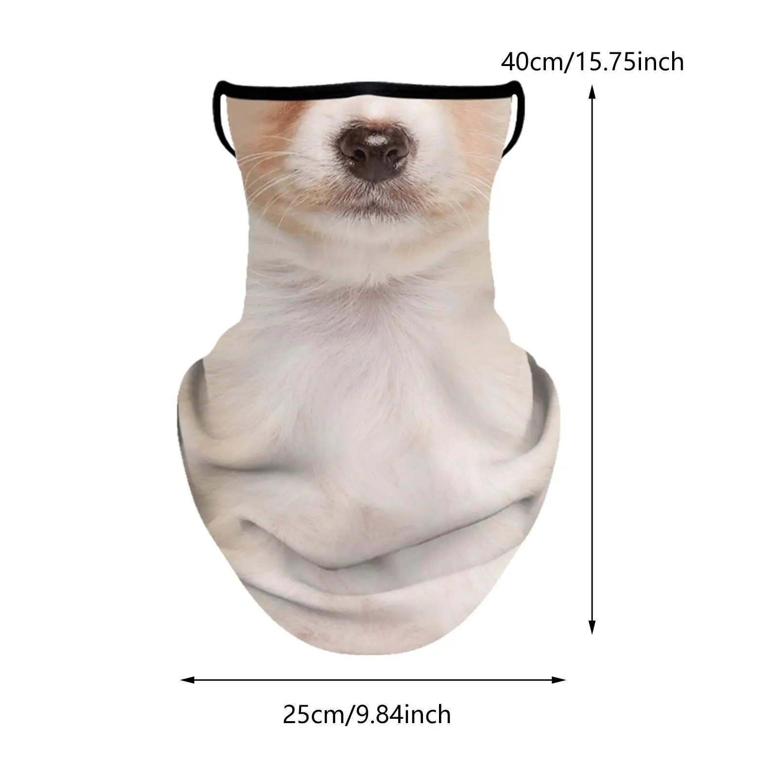 Pasamontañas de protección solar para mujeres y hombres, máscara fina y transpirable con elásticos para las orejas, actividades al aire libre