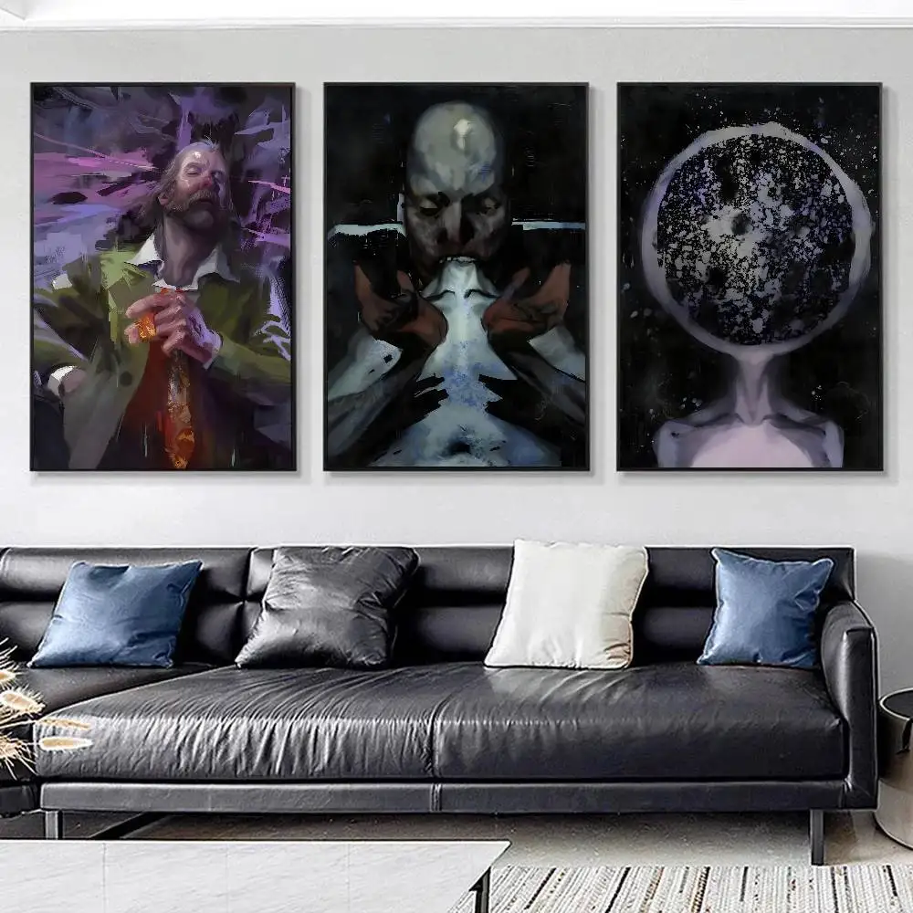 Video Game D-Disco E-Elysium Posters HD Print Vintage Wall Art Decor for Home Study Room