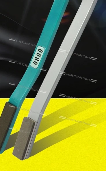 RSH-01 Tungsten Steel Tool Polished Diamond Aluminum Handle Plastic Handle Toothbrush Oilstone
