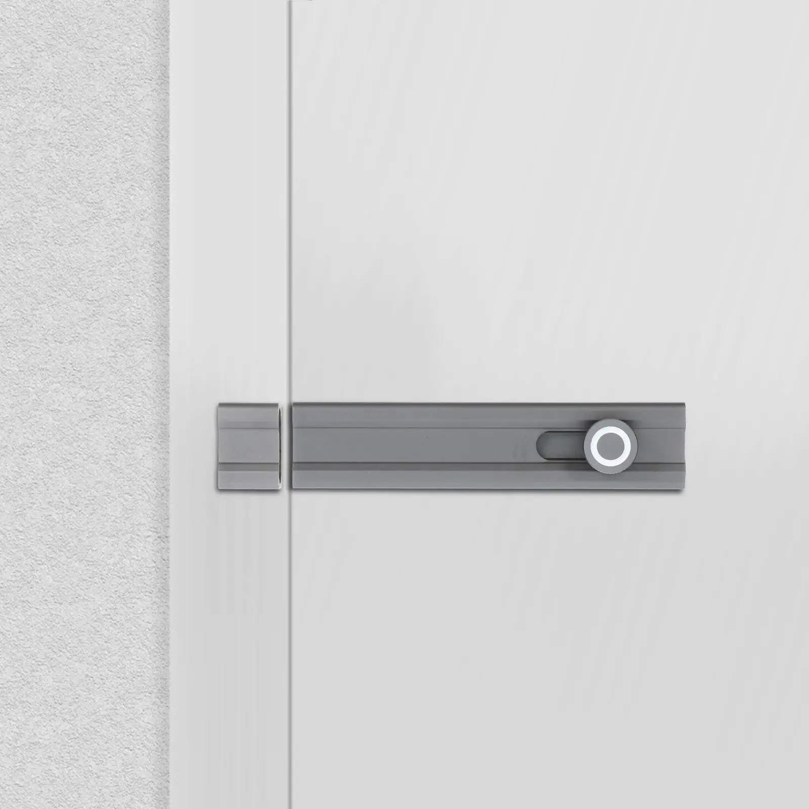 Adhesive No-Drill Vintage Door Latch Lock Reinforced Slide Bolt Anti-Theft Night Glow Security Clamp Door Bolt