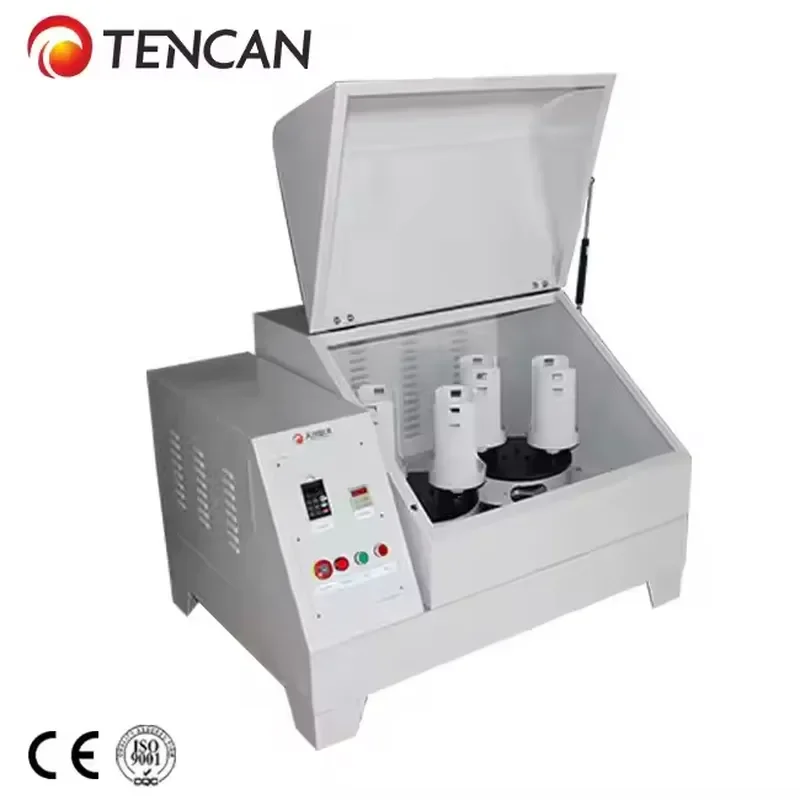 i Tencan SXQM-0.4 Lithium Battery Dual Planetary Ball Mill 0.4L Vacuum & Argon Compatible for NMC LFP Cathode