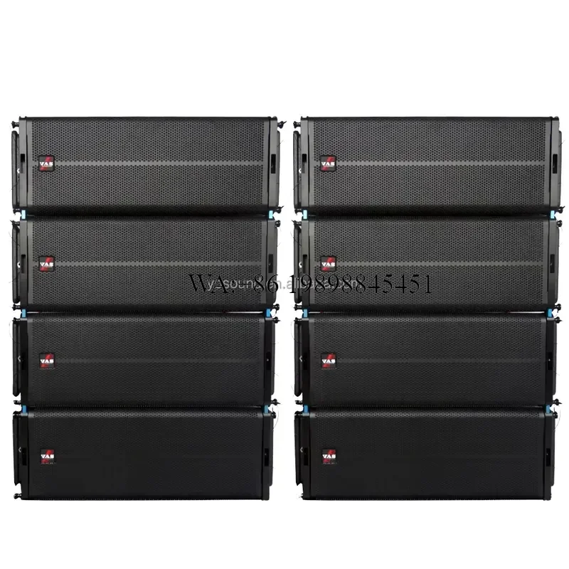 WMWMNU Professional Line Array 2 Way Dual 10 Inch Line Array Speakers Audio Loudspeaker Sound System