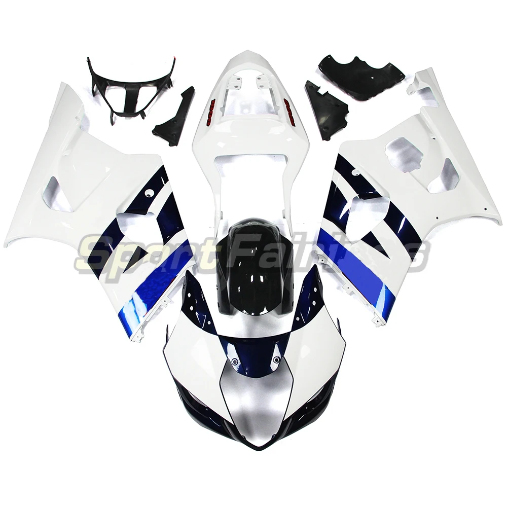 Kit plastik Fairing sepeda motor injeksi plastik ABS untuk GSX-R1000 GSXR1000 GSXR 1000 2003 2004 K3 K4 sarung bodykit lengkap