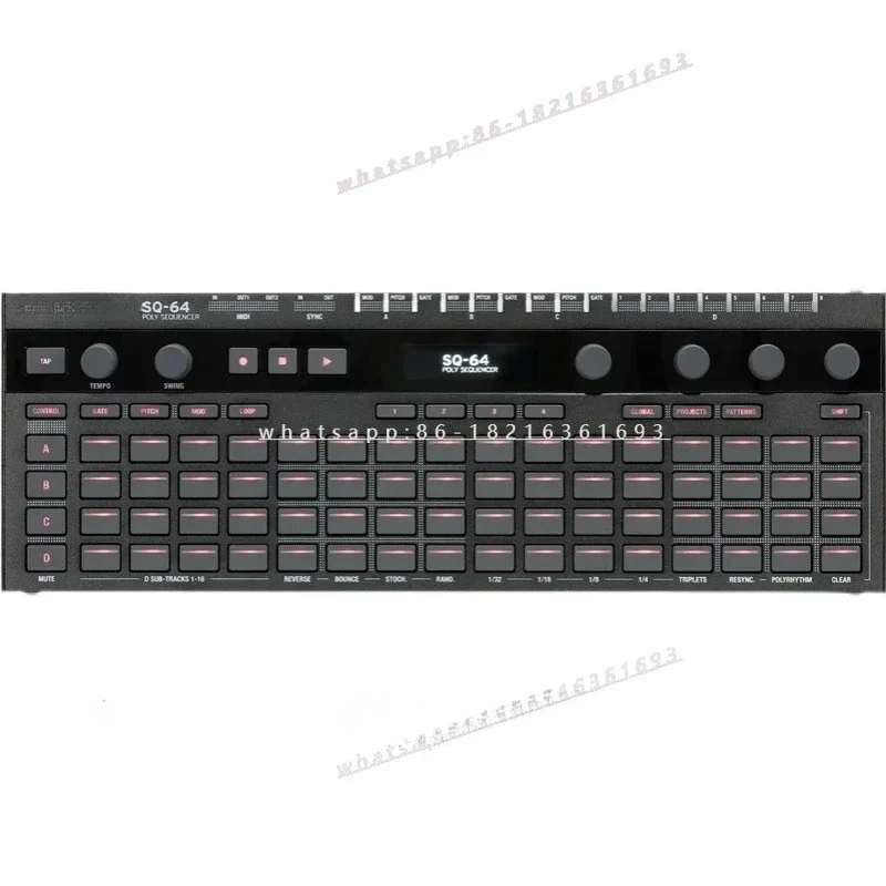 1pcs 5164 SQ-64 Polyphonic Sequencer 4-track 64-step Sequencer Board