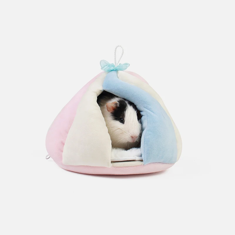 

Hot selling Hamster House Small Animals Warm Bed Guinea Pig Cotton Nest with low price